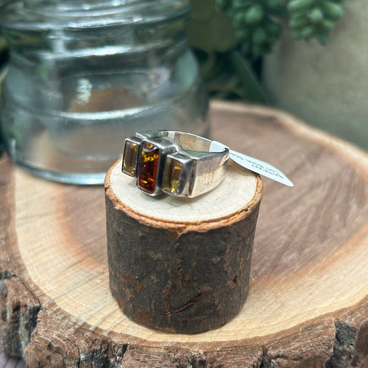Lori Bone Sterling Gemstone Ring