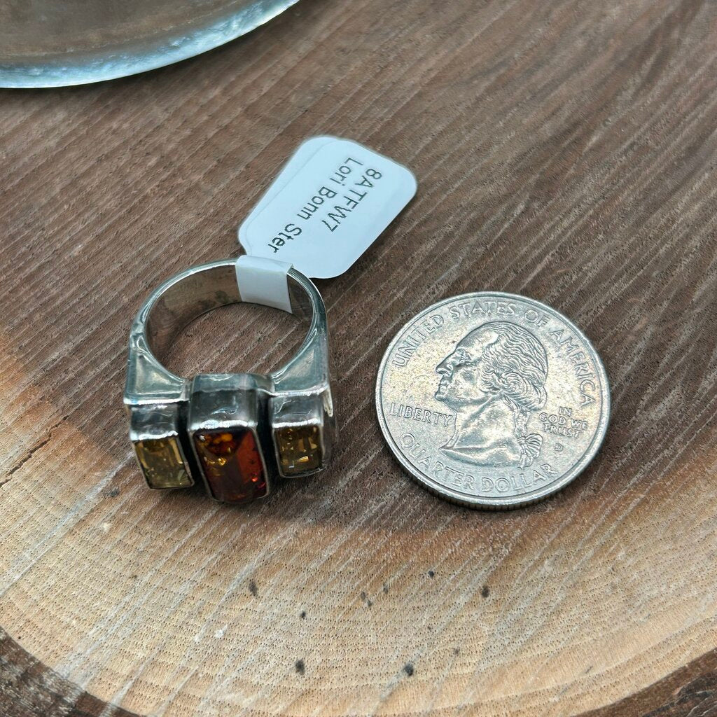 Lori Bone Sterling Gemstone Ring
