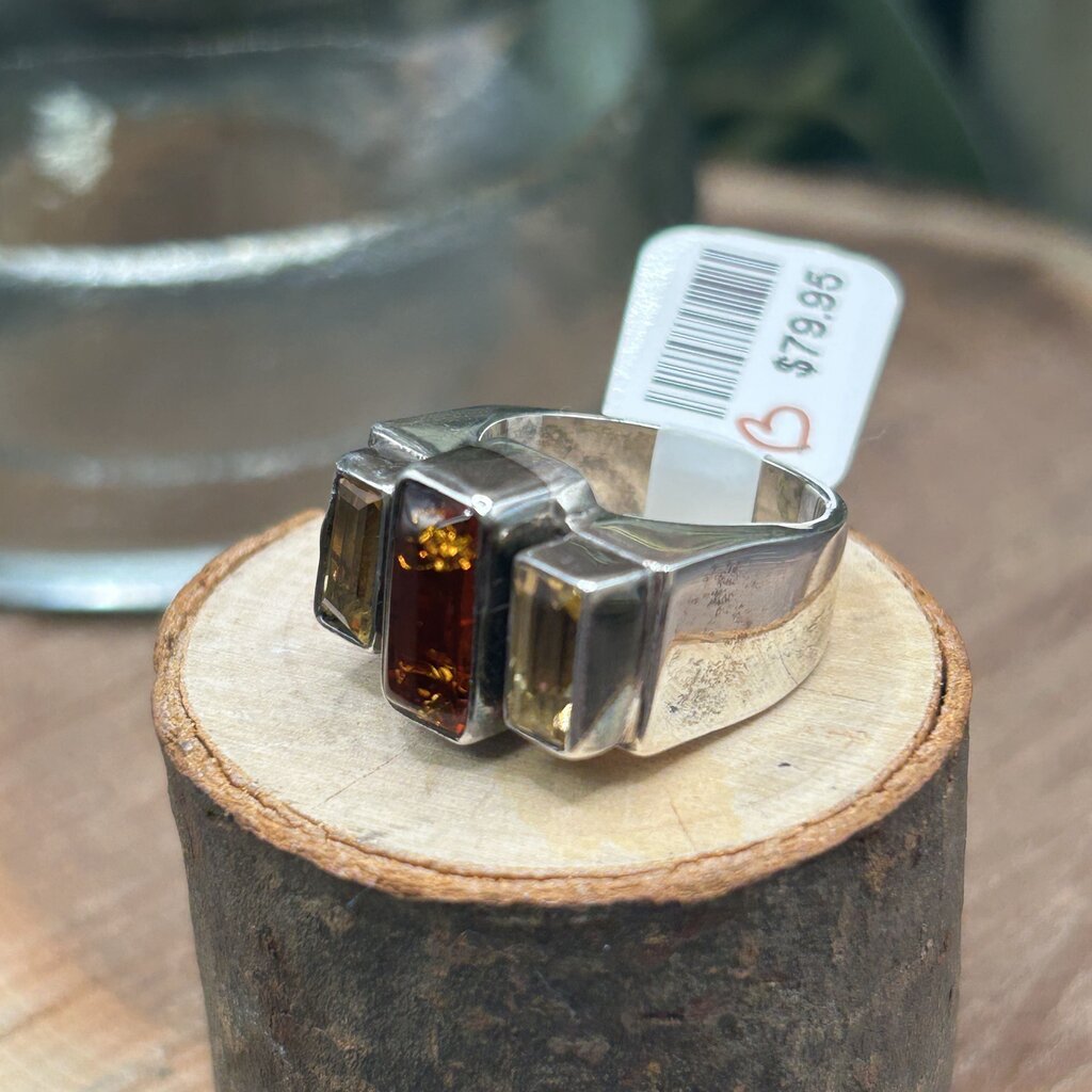 Lori Bone Sterling Gemstone Ring