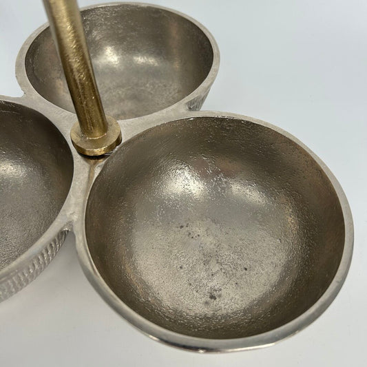 Divided Serving Bowls with Handle