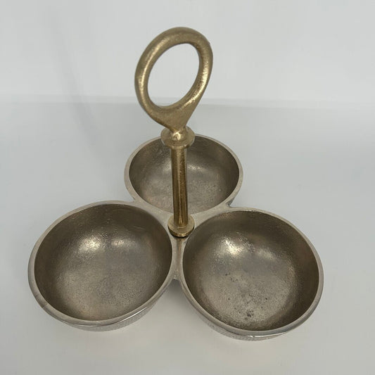 Divided Serving Bowls with Handle