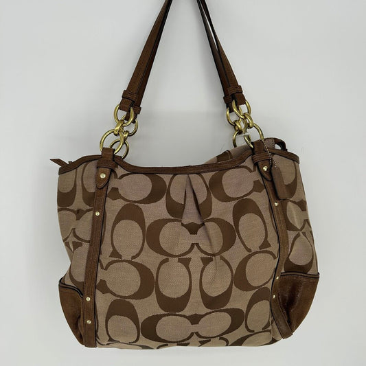 Coach Carly Signature Handbag AS IS