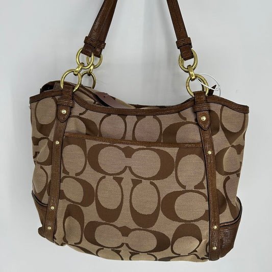 Coach Carly Signature Handbag AS IS