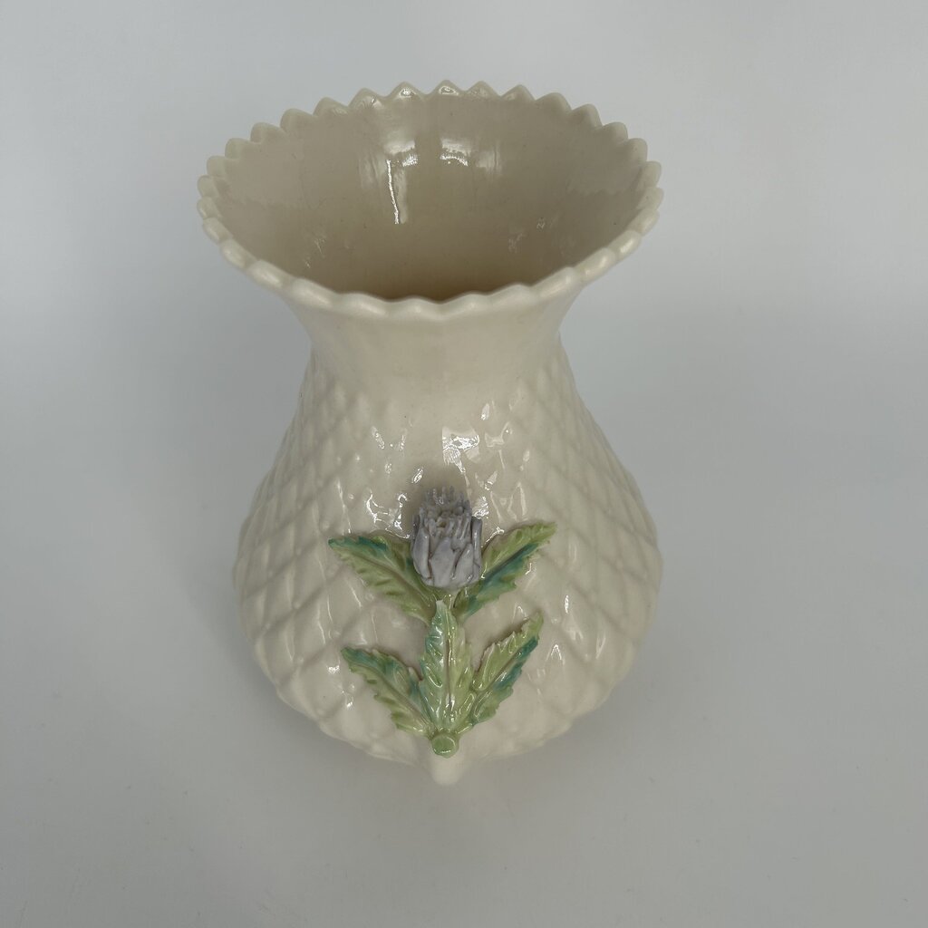Belleek Floral Vase