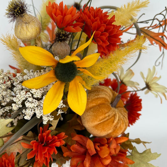 Fall Foliage in Ridged Pot