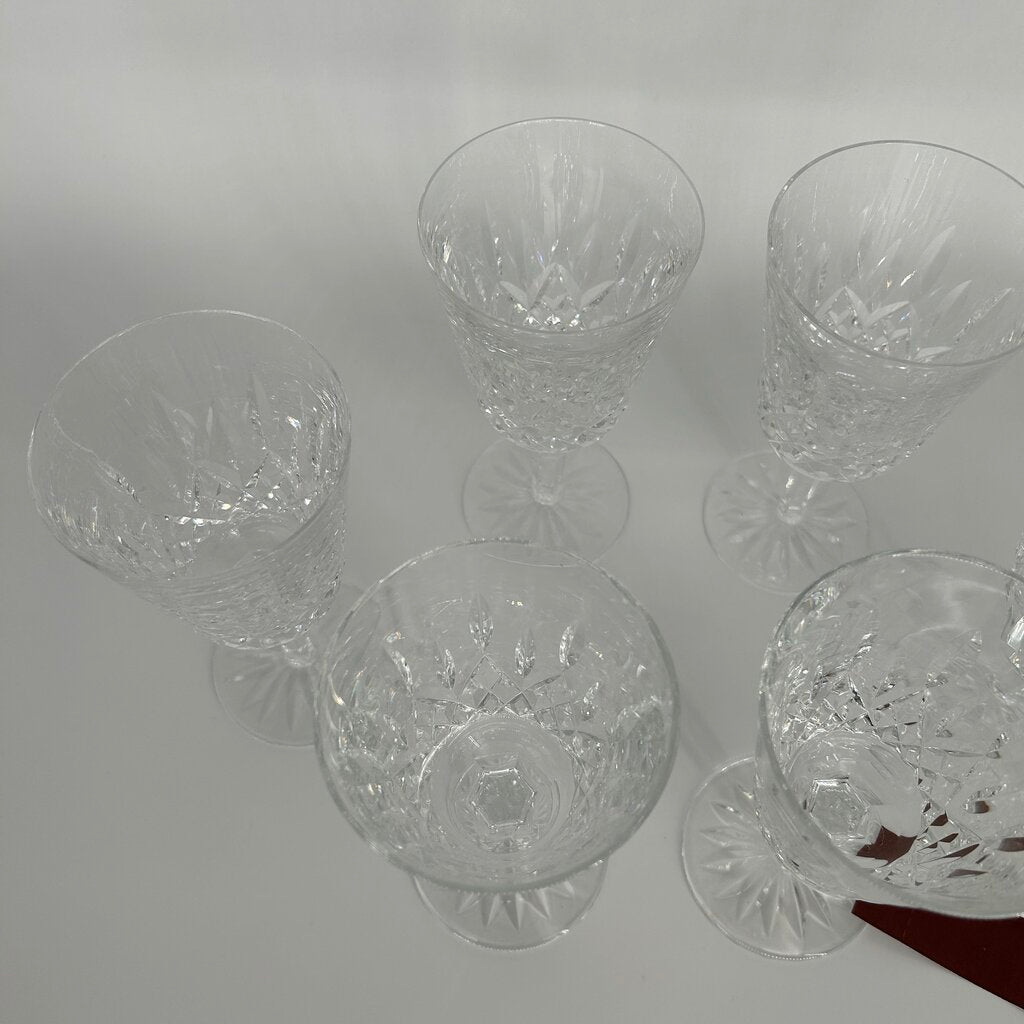 6 Waterford Water Goblets