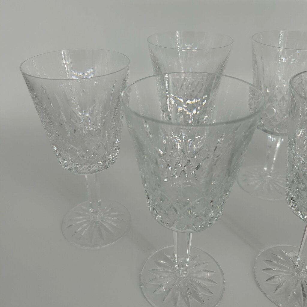 6 Waterford Water Goblets