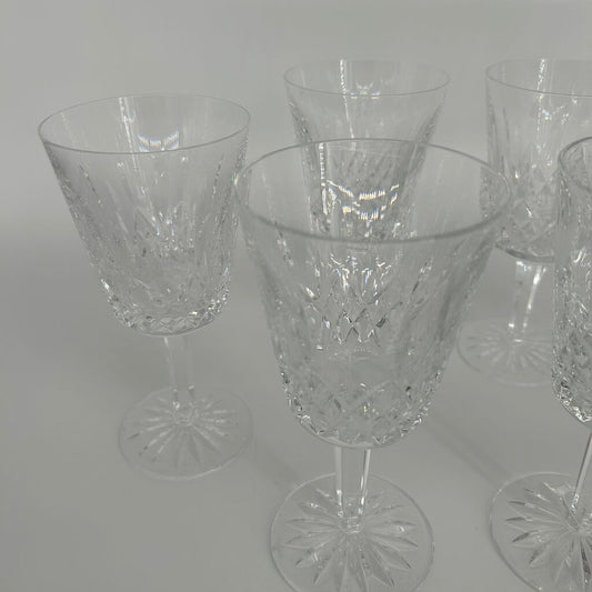 6 Waterford Water Goblets