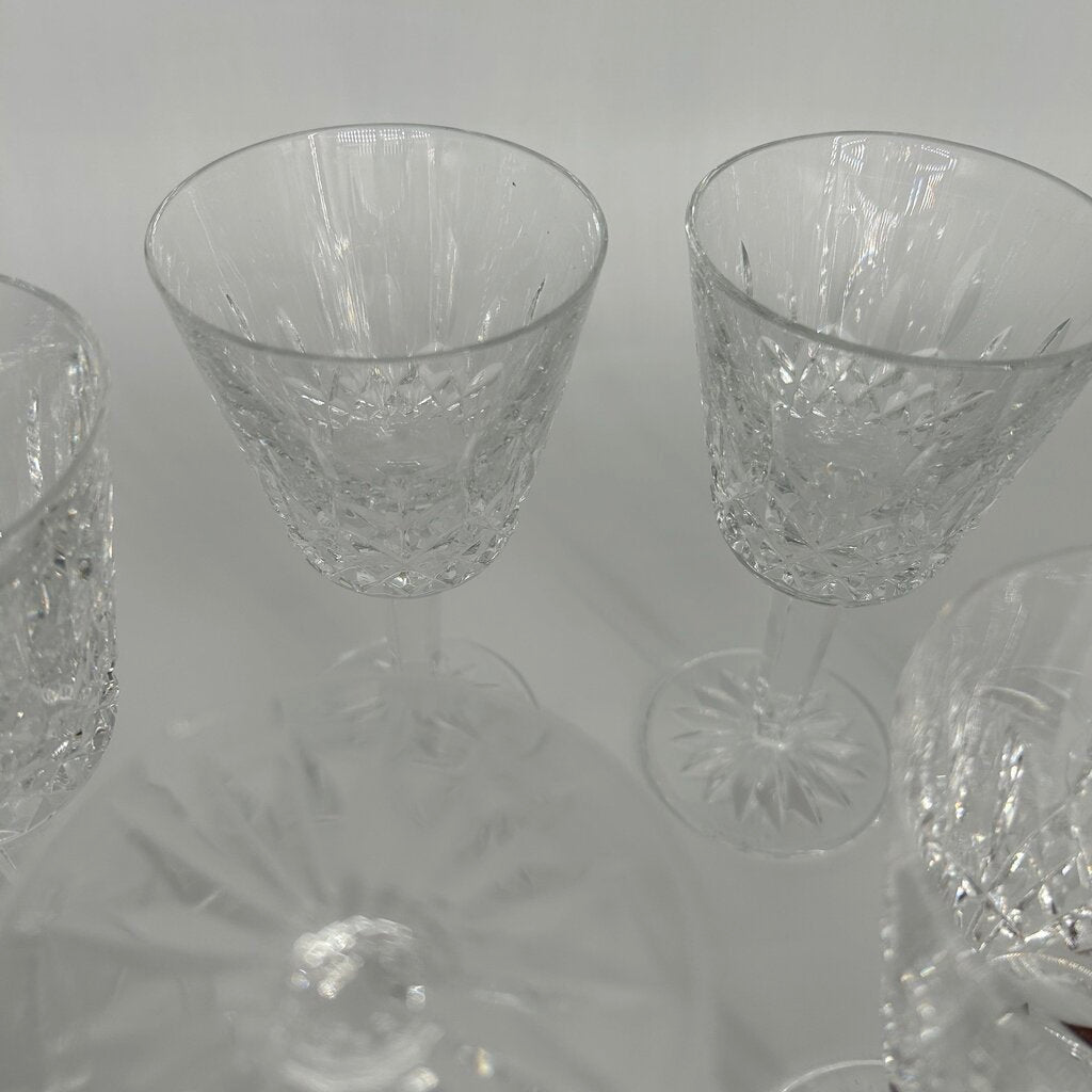 6 Waterford Wine Glasses