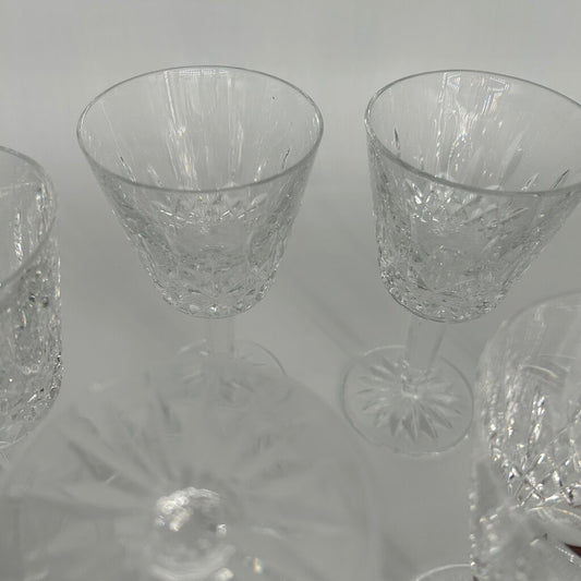 6 Waterford Wine Glasses