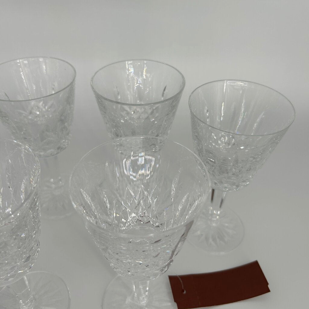 6 Waterford Wine Glasses