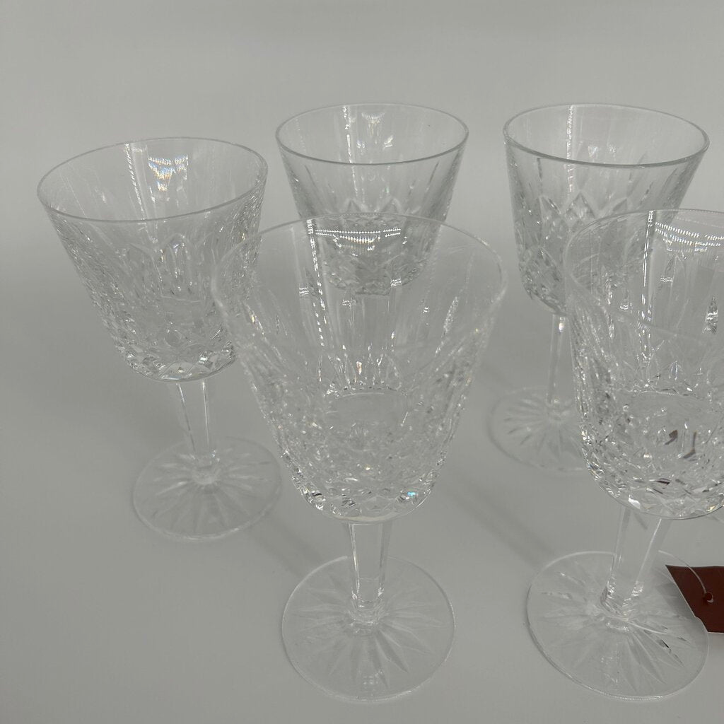 6 Waterford Wine Glasses