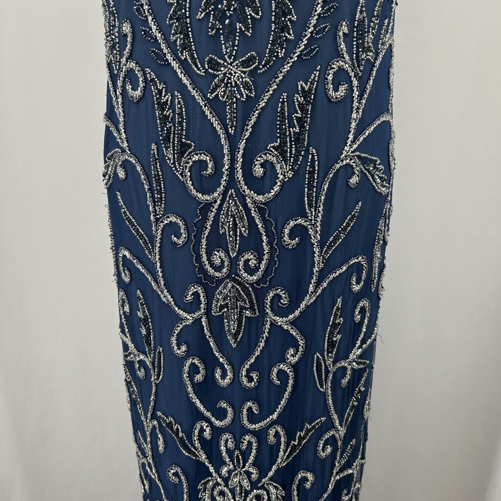 Pisarro Nights Slvls Beaded Gown