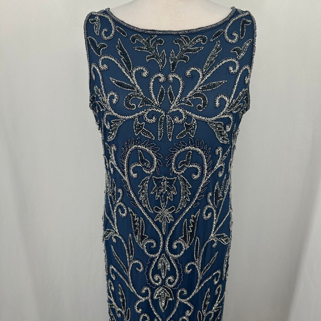 Pisarro Nights Slvls Beaded Gown