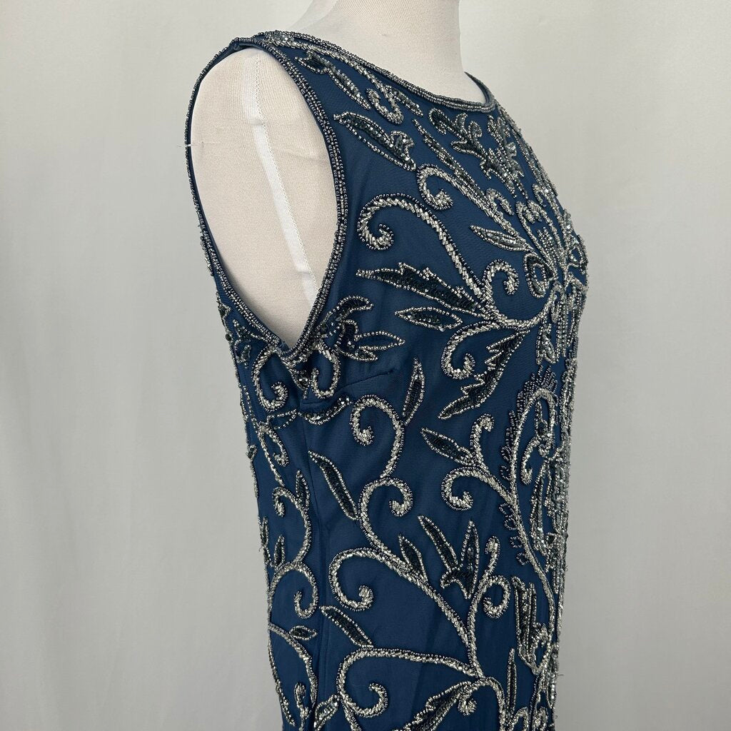 Pisarro Nights Slvls Beaded Gown