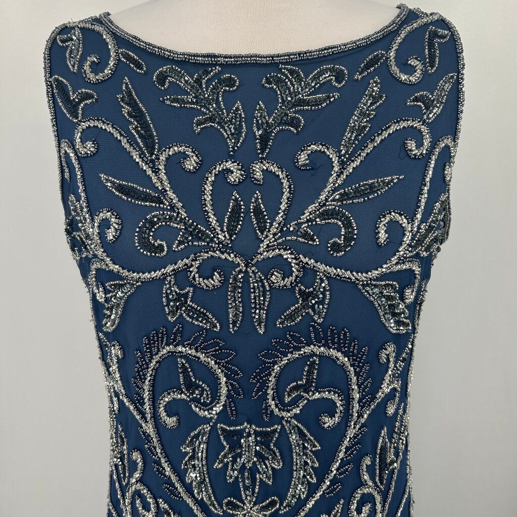 Pisarro Nights Slvls Beaded Gown