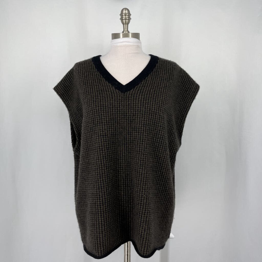 Vince Houndstooth Vest