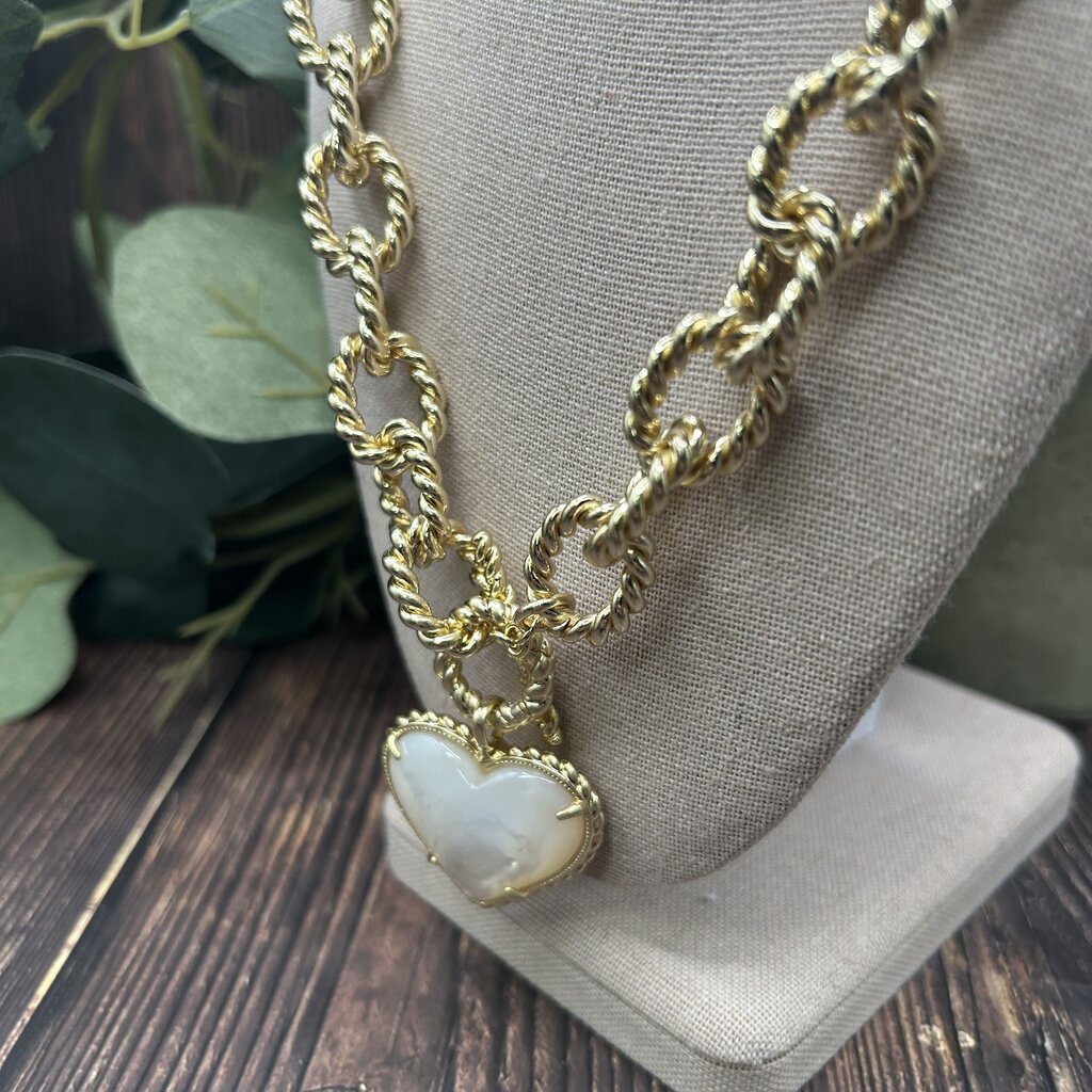 Kendra Scott Heart Statement Necklace