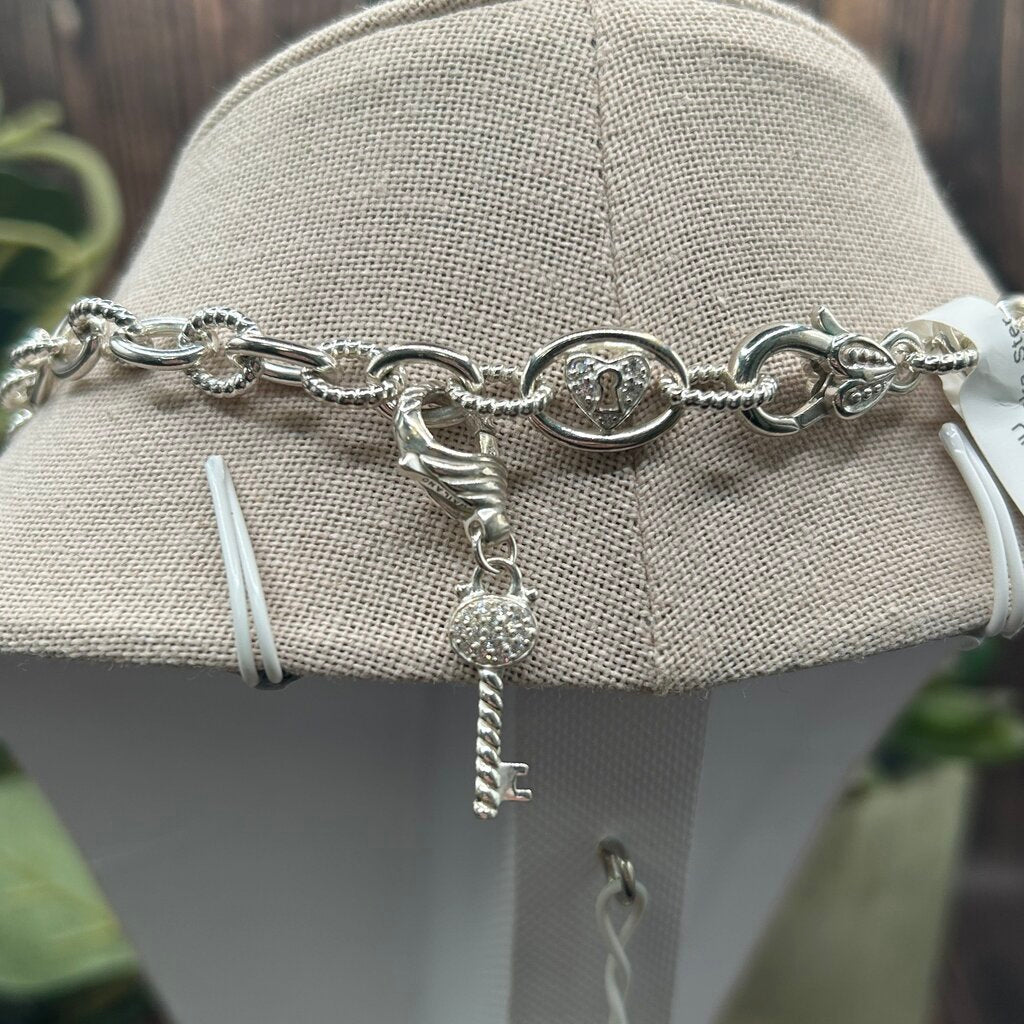 Judith Ripka Lock N Key Necklace