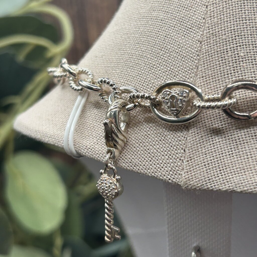 Judith Ripka Lock N Key Necklace