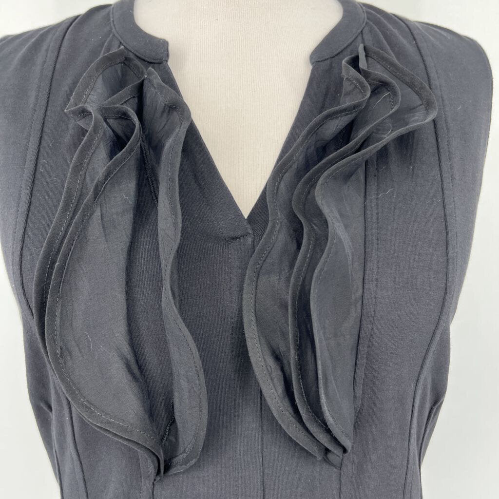 Nic + Zoe Slvls Ruffled Shirt