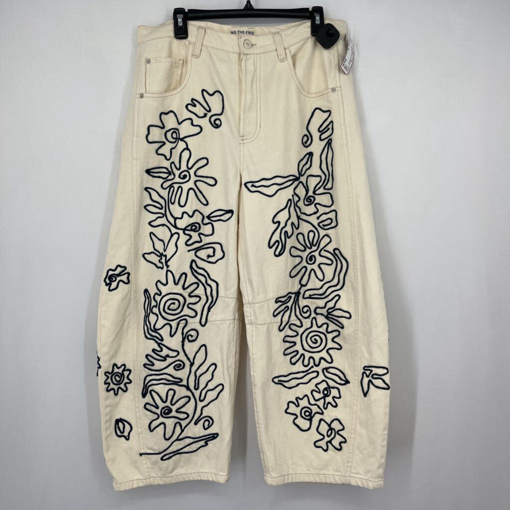 We the Free Floral Embellished Jean
