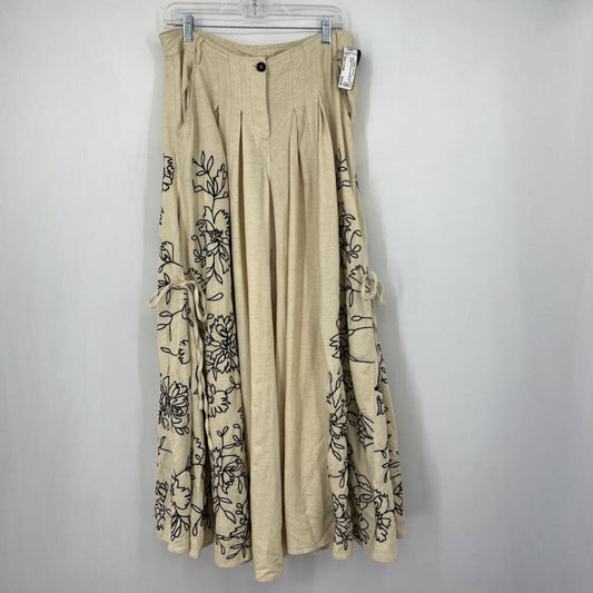 FP Wide Leg Floral Embroidered Pant