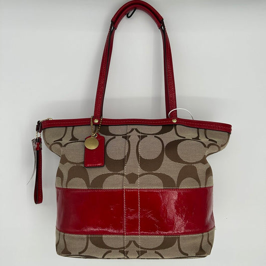 Coach Signature Canvas Tote