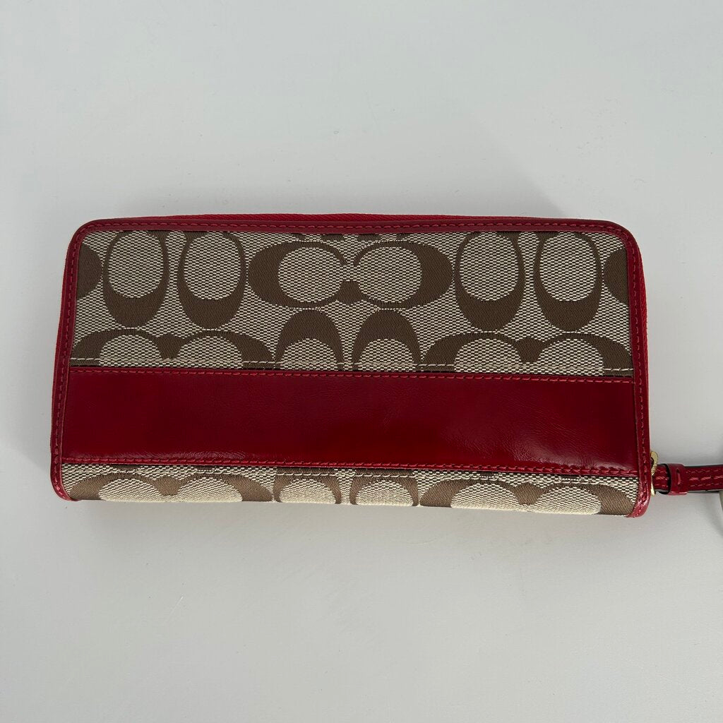Coach Signature Canvas Wallet