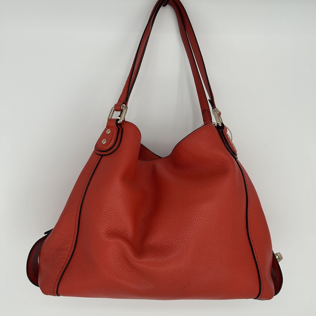 Coach Pebbled Edie Shoulder Bag
