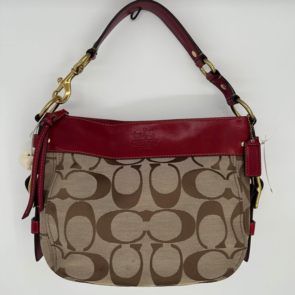 Coach Signature Zoe Hobo Bag