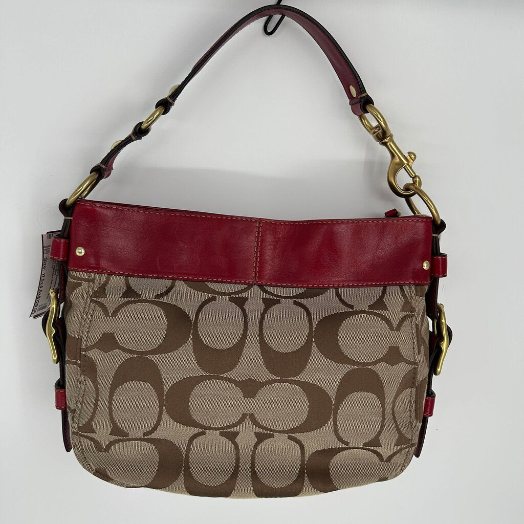 Coach Signature Zoe Hobo Bag