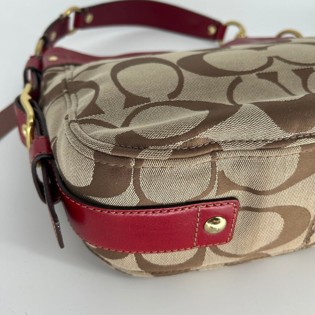 Coach Signature Zoe Hobo Bag