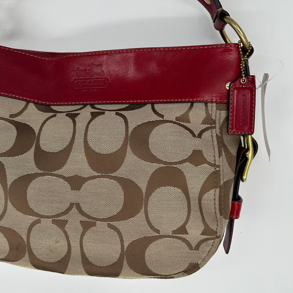 Coach Signature Zoe Hobo Bag
