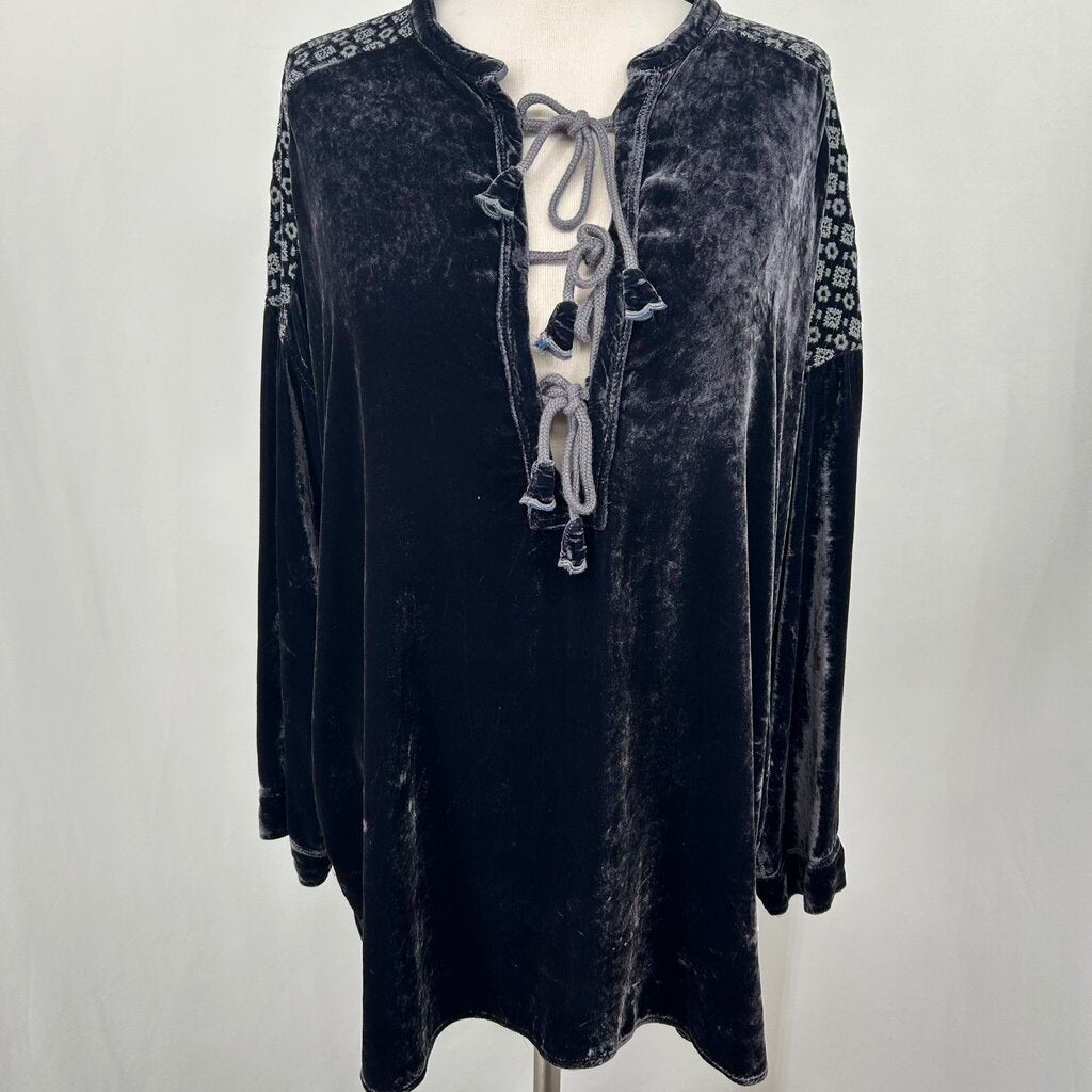 Johnny Was L/s Velvet Tunic