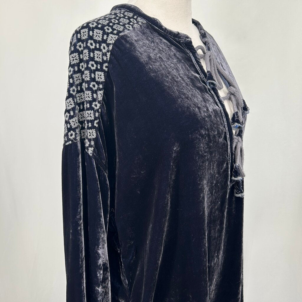 Johnny Was L/s Velvet Tunic
