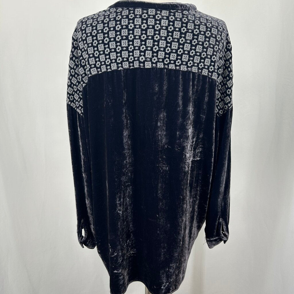 Johnny Was L/s Velvet Tunic