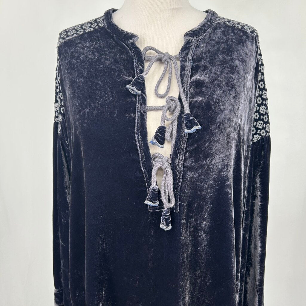 Johnny Was L/s Velvet Tunic