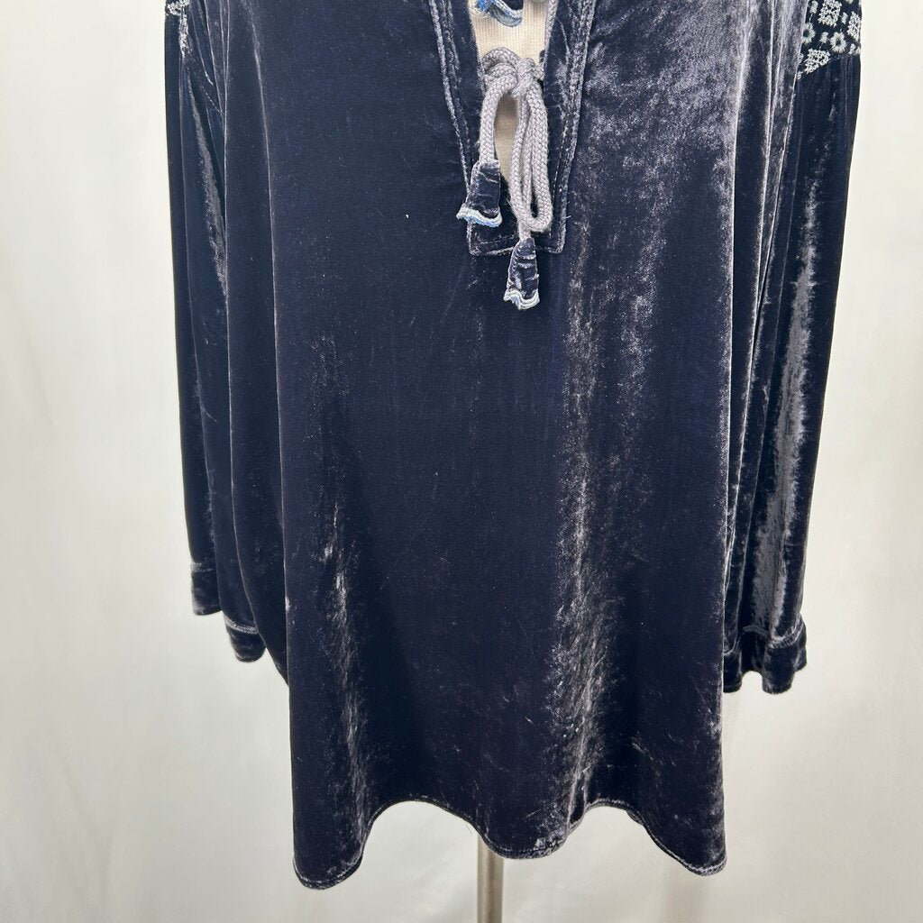 Johnny Was L/s Velvet Tunic
