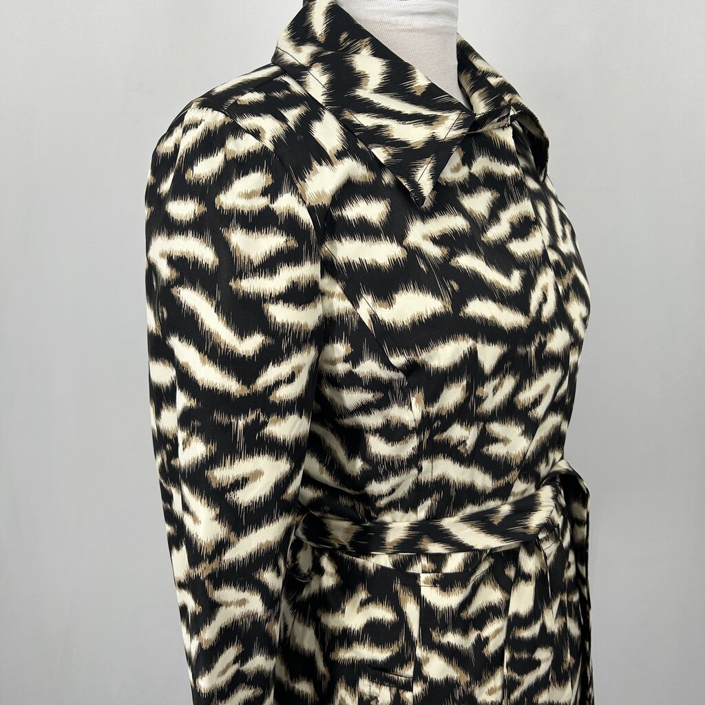 Sandro Animal Print Trench