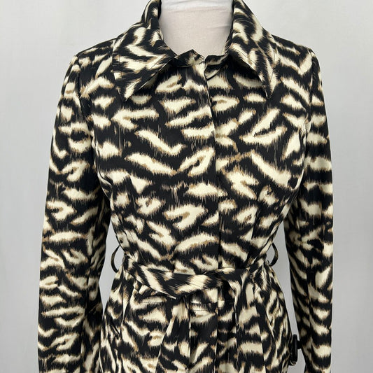 Sandro Animal Print Trench