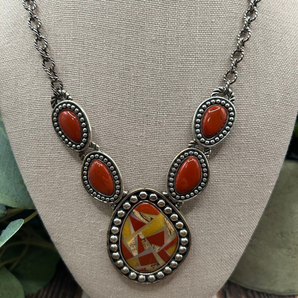 Carolyn Pollack Mosaic Necklace