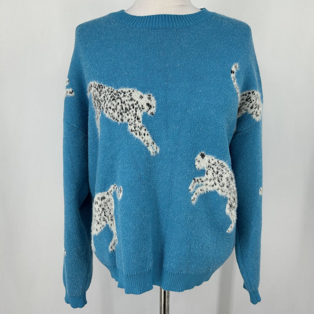 &Merci L/s Cheetah Sweater