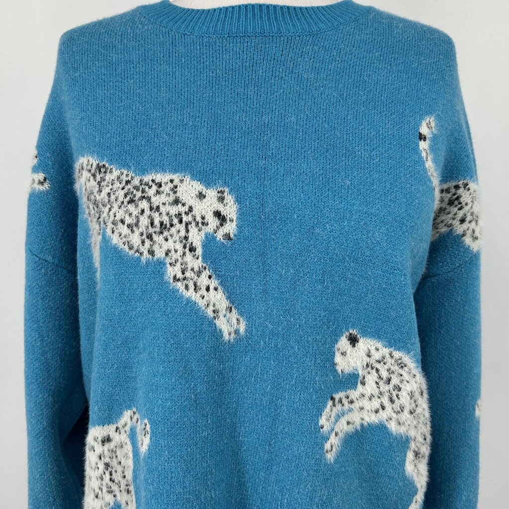 &Merci L/s Cheetah Sweater