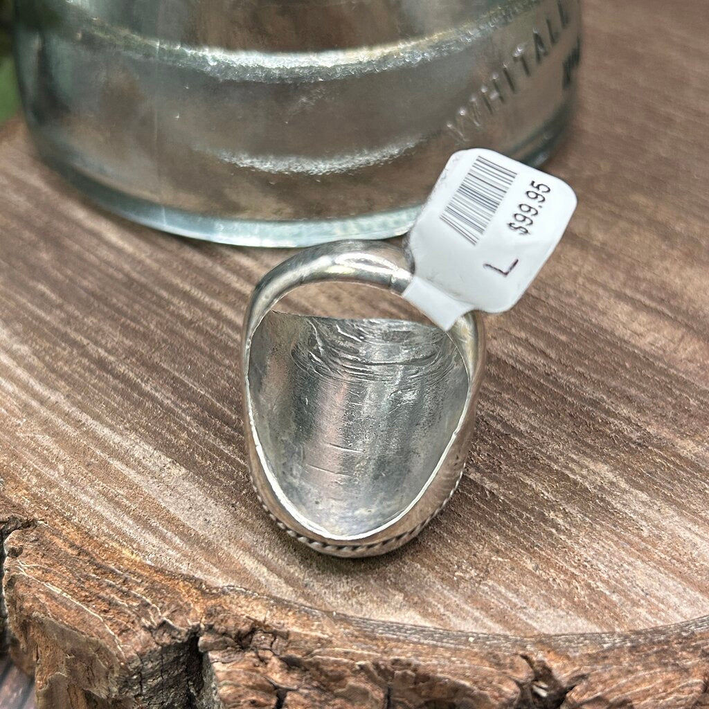 Sterling Cobblestone Ring