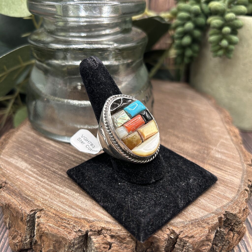 Sterling Cobblestone Ring