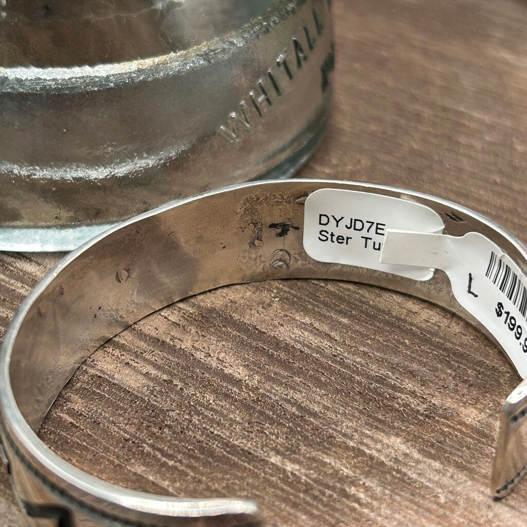 Sterling Turquoise Cuff
