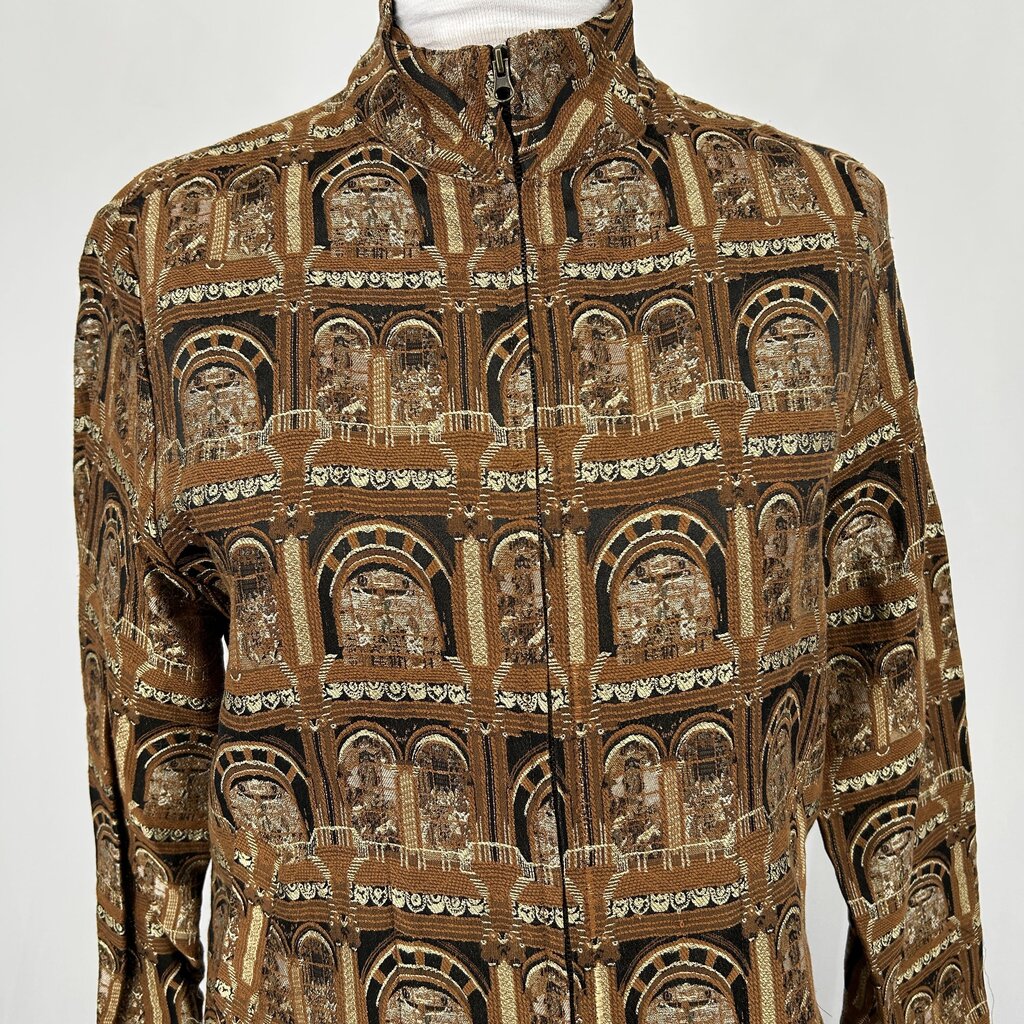 Chicos Zip Front Jacket