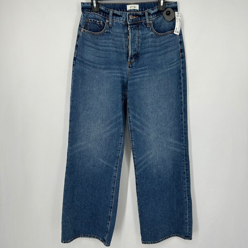 Rivets Button Fly Jeans