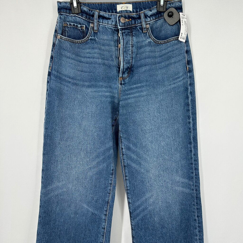 Rivets Button Fly Jeans